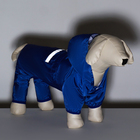 Комбинезон для собак, демисезонный с подкладом, размер М (ДС 27, Ог 42, см), синий - Фото 14