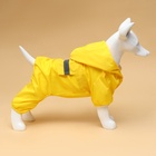 Комбинезон для собак, демисезонный с подкладом, размер L (ДС 32, Ог 48 см), желтый - Фото 3
