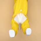 Комбинезон для собак, демисезонный с подкладом, размер XL (ДС 36, Ог 52 см), жёлтый - Фото 4