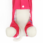Комбинезон для собак, демисезонный с сумкой, размер XS (ДС 21, Ог 29, ОШ 19 см), розовый - фото 9644392