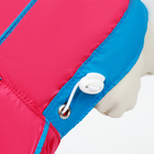 Комбинезон для собак, демисезонный с сумкой, размер S (ДС 25, Ог 33, ОШ 23 см), розовый - Фото 8