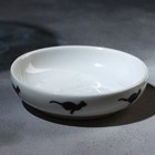Соусник керамический «Коты», 7.6 х 2 см, цвет белый - фото 9644563