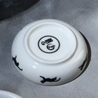 Соусник керамический «Коты», 7.6 х 2 см, цвет белый - фото 4443982