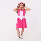 Карнавальный костюм «Прекрасная принцесса», рост 110–122 см, платье, корона с блёстками - Фото 2