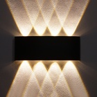 Светильник фасадный «Полусфера», 8 Вт, 3000К, 4 луча, IP65, 220 В, металлический корпус, чёрный, свечение тёплое белое - Фото 4