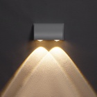 Светильник фасадный «Каскад», FSD-094, 2 Вт, 3000К, 2 луча, IP65, 220 В, металл, белый - Фото 3