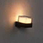 Светильник фасадный «Гранд», 5 Вт, 3000К, IP65, 220 В, металлический корпус, чёрный, свечение тёплое белое - Фото 4