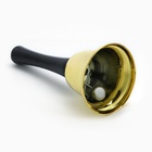 Колокольчик школьный на 1 сентября, настольный «Вперед к знаниям», 13 х 6 см - фото 25418564