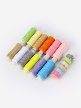 Нитки «Вдохновение», 40/2, 200 м, набор 18 шт., в органайзере, разноцветные
