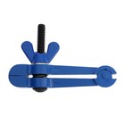 Тиски-струбцина ТУНДРА, ручные, чугун, раскрытие до 25 мм, ширина губок 25 мм - Фото 2