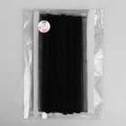 Тесьма декоративная с бисером, 35 мм, 4,5 ± 0,5 м, цвет чёрный - Фото 3