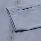Рашгард женский на молнии MINAKU: SPORTLY; цвет голубой, р-р M - Фото 9