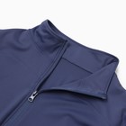 Рашгард женский на молнии MINAKU: SPORTLY; цвет синий, р-р XXL - Фото 7