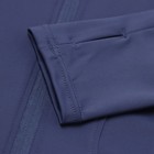 Рашгард женский на молнии MINAKU: SPORTLY; цвет синий, р-р XXL - Фото 8