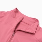Рашгард женский на молнии MINAKU: SPORTLY; цвет розовый, р-р S - Фото 2