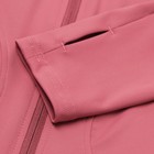 Рашгард женский на молнии MINAKU: SPORTLY; цвет розовый, р-р L - Фото 3