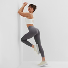 Леггинсы спортивные MINAKU: SPORTLY; цвет серый, р-р 42 - фото 50099221