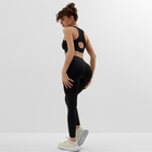 Леггинсы спортивные MINAKU, цвет черный, р-р 42 - фото 807755488