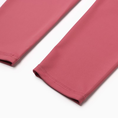 Легинсы спортивные женские MINAKU: SPORTLY, розовые, размер 42