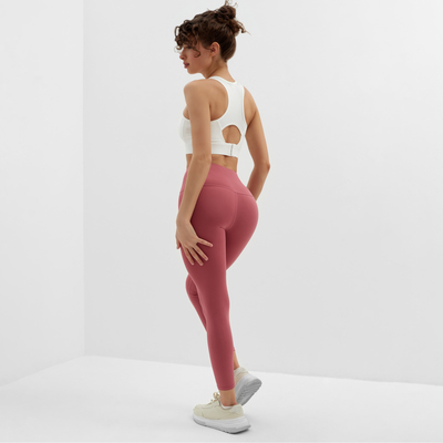 Легинсы спортивные женские MINAKU: SPORTLY, розовые, размер 42