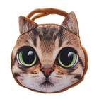 Мягкая сумочка "Кошка" с большими глазами - Фото 1
