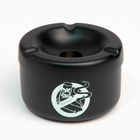 Пепельница из нержавеющей стали «Перекур», 8×5.4 см, черный - Фото 2