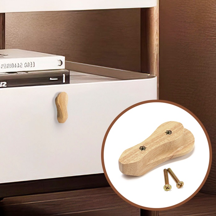 Ручка-скоба CAPPIO RSC051, дерево, м/о 96 мм - Фото 1