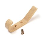 Крючок мебельный двухрожковый CAPPIO, деревянный - Фото 5