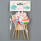 Шпажки на пасху «Пасхальные кролики», набор 6 шт. - Фото 4