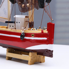 Сувенирная модель корабля «Рыбацкое судно красное», 20×20 см - Фото 3