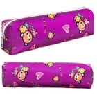 Пенал школьный на молнии Calligrata «Мишки», с принтом фиолетовый - Фото 1