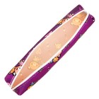 Пенал школьный на молнии Calligrata «Мишки», с принтом фиолетовый - Фото 4