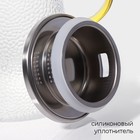 Кувшин для воды «Сара», 1.4 л, 16.5×12.5×20.5 см, с металлической крышкой, стекло, прозрачный - Фото 3