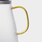 Кувшин для воды «Сара», 1.4 л, 16.5×12.5×20.5 см, с металлической крышкой, стекло, прозрачный - Фото 5