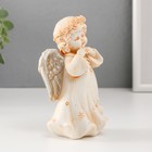 Сувенир полистоун "Ангел в цветочном платье и венке с серебристыми крыльями" МИКС 14,5 см - Фото 5