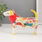 Фигурка керамика «Пёсик с косынкой», разноцветные пятна, 16.7×5×11.8 см - Фото 2