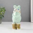 Фигурка керамика «Лягушонок в резиновых сапогах, с косынкой», 8.4×6×16.3 см - Фото 3