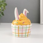 Шкатулка для украшений «Пирожное с заячьими ушками», керамика, 8.8×8.5×12 см - Фото 4