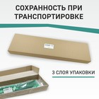 Дефлектор капота Defly, для Honda Accord, 2002-2006, с хромированным молдингом - Фото 7