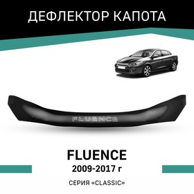 Дефлектор капота Defly, для Renault Fluence, 2009-2017