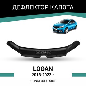 Дефлектор капота Defly, для Renault Logan, 2013-2022
