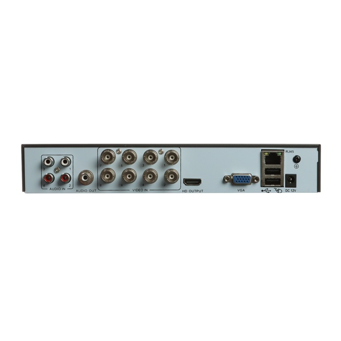 Видеорегистратор гибридный Optimus AHDR-3008EA_V.1, 8 каналов, 5MП, DVR/HVR/NVR,H.265/H.264