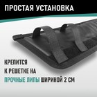 Утеплитель радиаторной решетки Defly для Honda Freed, 2019-н.в., экокожа черная - Фото 4