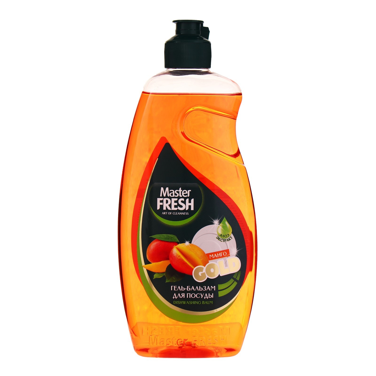 Гель-бальзам Mater FRESH для мытья посуды, формула GOLD, манго, 500 мл ...