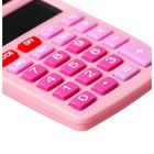 Калькулятор карманный 8-разрядов ErichKrause PC-101 Pastel, розовый - Фото 3