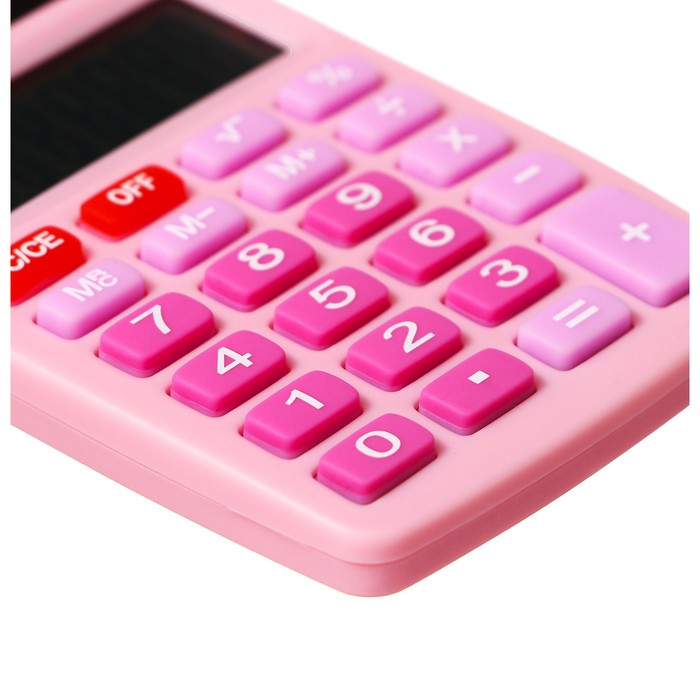 Калькулятор карманный 8-разрядов ErichKrause PC-101 Pastel, розовый