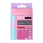 Калькулятор карманный 8-разрядов ErichKrause PC-101 Pastel, розовый - фото 9742749