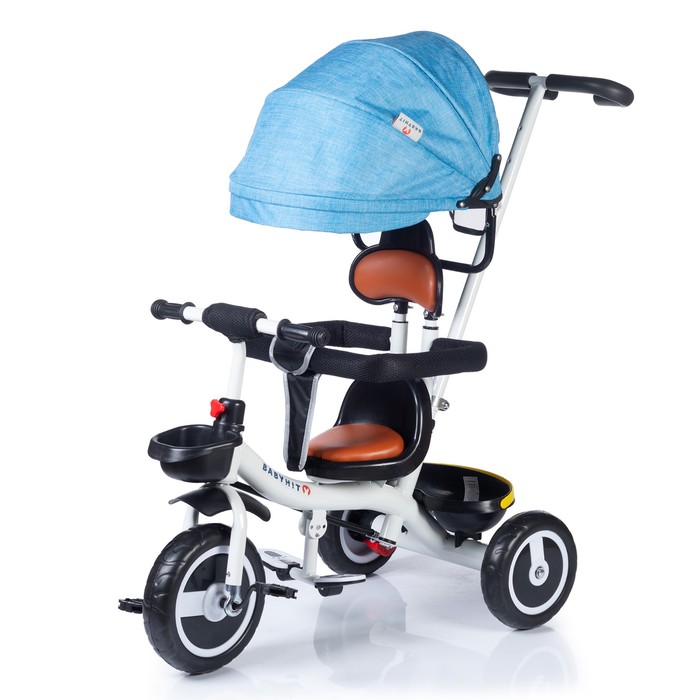 Трицикл детский Babyhit Kidway LT, цвет cyan - Фото 1