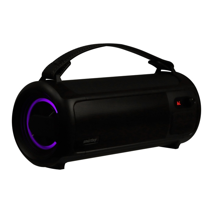 Портативная колонка Smartbuy RELAX, 20 Вт, 1800мАч, BT, microSD, USB, AUX, FM, RGB, черная