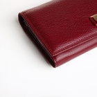 Кошелёк женский на магните, цвет бордовый - фото 23949259